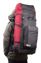 Рюкзак туристический Оптимал 1 черн.вишня, 100 л, ТАЙФ