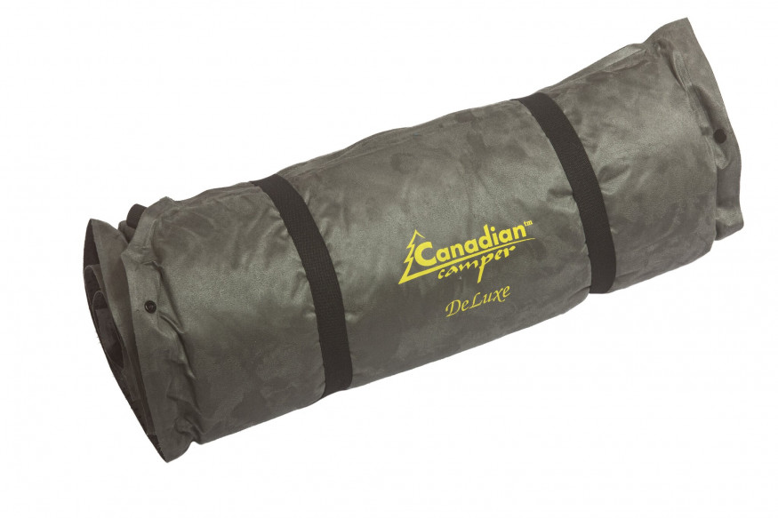 Коврик самонадувающийся CANADIAN CAMPER De-Lux 200х66х7 см, Серый