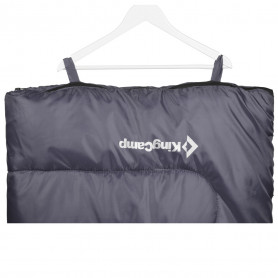 Спальный мешок Oxygen +8С серый, правый King Camp