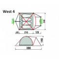 Палатка GreenLand West 4